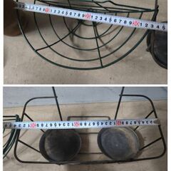 植木鉢、ワイヤーバスケット等まとめて　中古品の画像