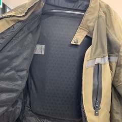 美原店 コミネ ハイブリット ライディングジャケット アクティウム JK-553 Lサイズ　オリーブの画像