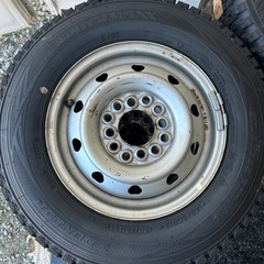 ★145-80R12！スタッドレスタイヤ2023年製！マルチ鉄っちん！軽トラ！軽バン！の画像