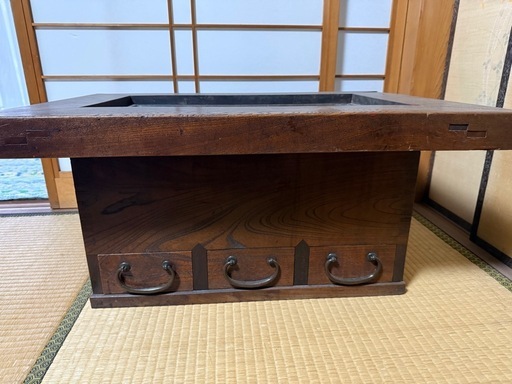 長火鉢　古家具　ヴィンテージ　レトロ