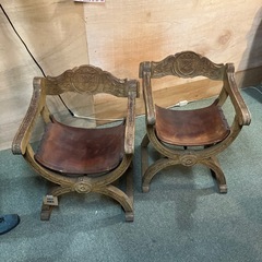 【2脚あります】ダンテスカチェア【F01029】の画像