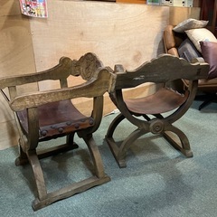 【2脚あります】ダンテスカチェア【F01029】の画像