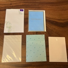 レターセット　ビニールタイ　ハガキ　ギフトバッグの画像