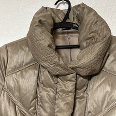 レディースダウンハーフコートの画像