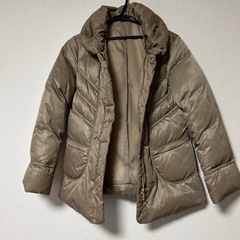 レディースダウンハーフコートの画像