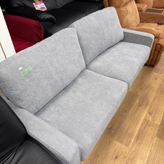 モデルルーム展示品　ソファ　ファブリックタイプ　コーデュロイ　グレーの画像
