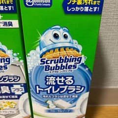 スクラビングバブル　流せるトイレブラシの画像