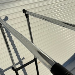 ハンガーラック ダブル キャスターつき 家具 インテリア 生活用品  mw0945の画像