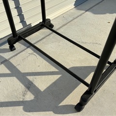 ハンガーラック ダブル キャスターつき 家具 インテリア 生活用品  mw0945の画像