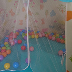 子供用　おもちゃ　テント　カラーボール　セットの画像