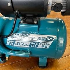 静音オイルレスコンプレッサー10L 高儀の画像