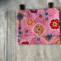 移動ポケット　花柄の画像