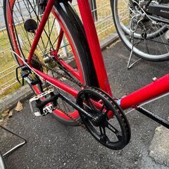 ★店頭にて試乗可★ J3357　【リユースのサカイ柏店】　THRIANTA　クロスバイク　700×32c　6段変速　レッド　　　簡易クリーニング済　 中古自転車 　流山市 中古自転車 松戸市 中古自転車 我孫子市 中古自転車 船橋市 中古自転車 守谷市 中古自転車 取手市 中古自転車　の画像