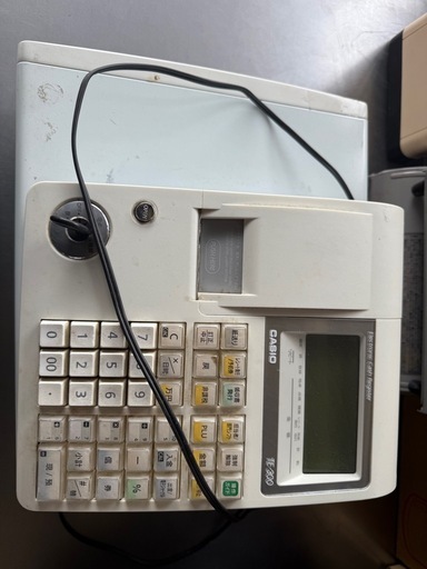 CASIO TE-400 レジスター ホワイト