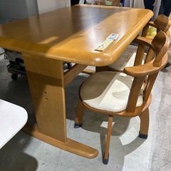 配達可【食卓3点セット】クリーニング済み【管理番号12012】横の画像