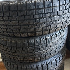 ★スタッドレス155/65 13 73Q！2022年製✖︎4本！スズキ純正鉄？の画像