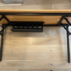 折り畳みデスク(コード収納有)の画像