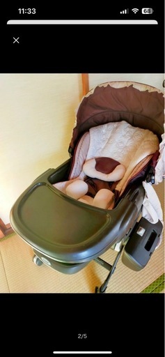 【美品】Combi　 ネムリラ AUTO SWING プレミアムダッコプラス　エッグショック