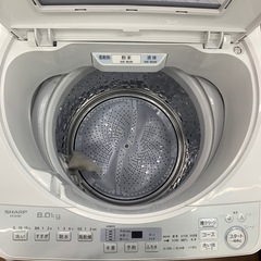 【軽トラ無料貸し出し】【SHARP】【全自動電気洗濯機】【トレファク所沢店】の画像