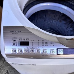 SHARP 洗濯機　8kgの画像