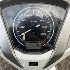 ホンダ リード125 走行7138km リアボックス付きの画像