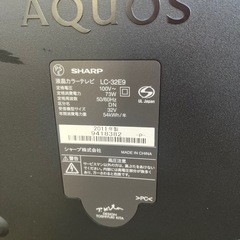 ジャンク32型 液晶テレビ LC-32E9《ジャンク品》 の画像