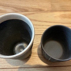 陶器のコップ　コーヒーカップなど　2個セットの画像