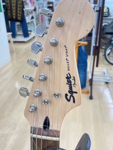 A-919【リユースのサカイ野々市店】ジモティ来店特価‼ スクワイヤー ストラトキャスター エレキギター ブラック 音出しチェック＆ク