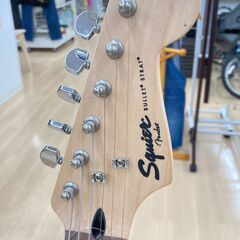 A-919【リユースのサカイ野々市店】ジモティ来店特価‼ スクワイヤー ストラトキャスター エレキギター ブラック 音出しチェック＆クリーニング済みの画像