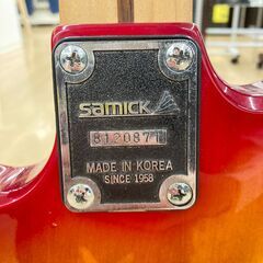 A-921【リユースのサカイ野々市店】ジモティ来店特価‼ Samick エレキギター オレンジ 音出しチェック＆クリーニング済みの画像