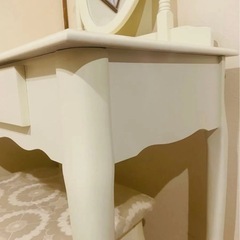 ドレッサー 姫系 ロココ調 白 猫足の画像