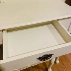 ドレッサー 姫系 ロココ調 白 猫足の画像