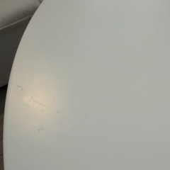 丸テーブル　ホワイト　直径80㎝　　 の画像