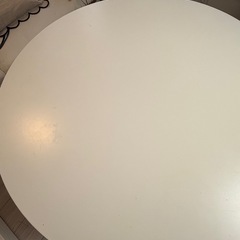 丸テーブル　ホワイト　直径80㎝　　 の画像