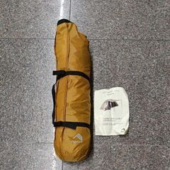 ほぼ新品 ワークマン テント キャメル キャンプ 説明書付きの画像