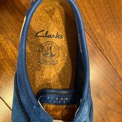 Clarks26cm メッシュレザースニーカーの画像