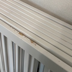 【中古】タンスのゲンベビーサークル白　の画像