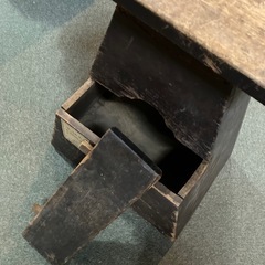 古い踏み台/植物を置いたり…【F01033】の画像