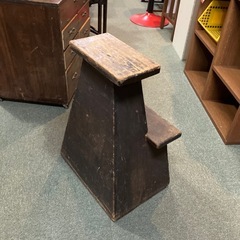 古い踏み台/植物を置いたり…【F01033】の画像