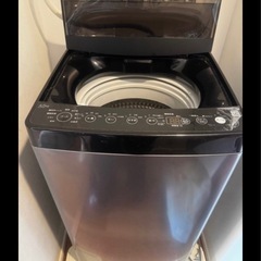 本日取引可能　美品　黒の洗濯機4.5きろ4.5キロの画像