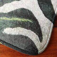 新品✨キッチン・バスマット 40x60  リーフ柄　ワンコインの画像