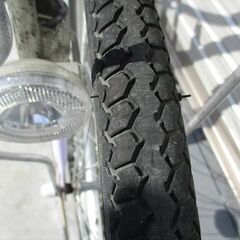 E746★9500円★整備済み 中古子供自転車 【24インチ 　パープル】の画像