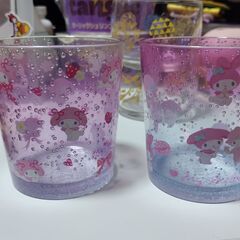 サンリオ・鬼滅の刃・Fateのグラスを無料でお譲りします。の画像