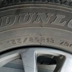 155/80R13　20年製　ヒビあり　ダンロップ ウィンターマックス　WM02　の画像