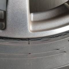 155/80R13　20年製　ヒビあり　ダンロップ ウィンターマックス　WM02　の画像