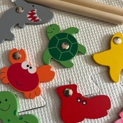 魚釣りおもちゃの画像