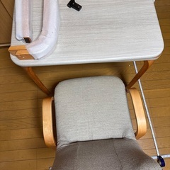 ハイテーブルこたつ ライラ パーソナルこたつ 年式2021年 リクライニングチェアー付き 滝口木材株式会社の画像