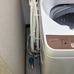 洗濯機 7kg シャープ2020年式の画像