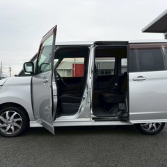 グングン進む快適なターボ☆走行10万キロ☆月々1万円〜分割払い可❗️ 車検2年付き！【名義変更代込み】大人気☆日産 ルークスハイウェイスター☆Bluetooth対応ナビ付き☆走行中DVD見れます☆ETC付き☆便利なバックカメラ付き☆両側電動スライドドア☆ドラレコ付き☆スマートキー☆フルオートエアコン☆純正アルミ！そのまま乗って帰れます❗️の画像