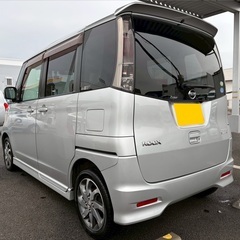 グングン進む快適なターボ☆走行10万キロ☆月々1万円〜分割払い可❗️ 車検2年付き！【名義変更代込み】大人気☆日産 ルークスハイウェイスター☆Bluetooth対応ナビ付き☆走行中DVD見れます☆ETC付き☆便利なバックカメラ付き☆両側電動スライドドア☆ドラレコ付き☆スマートキー☆フルオートエアコン☆純正アルミ！そのまま乗って帰れます❗️の画像